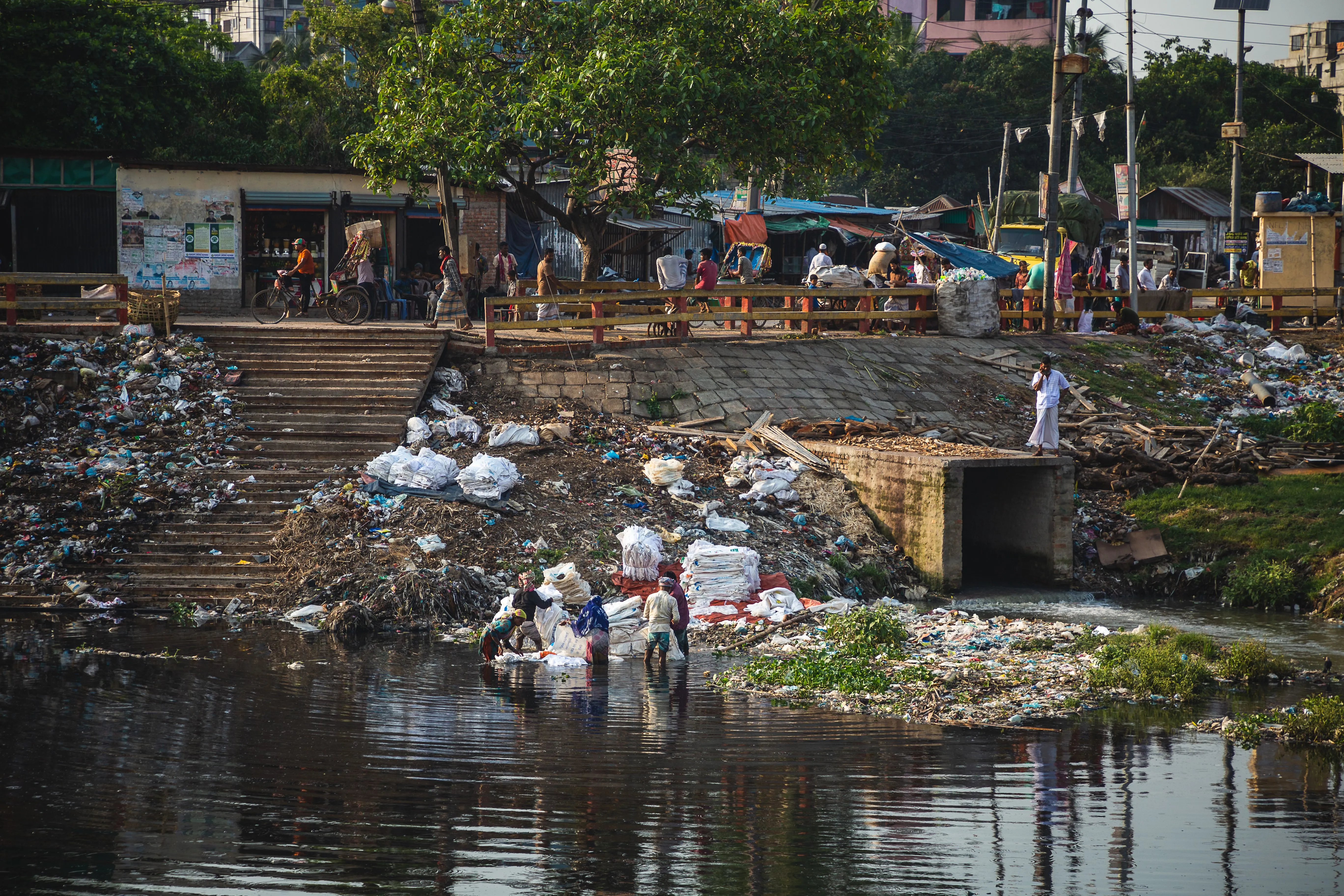 Plastic waste and pollution in local communities